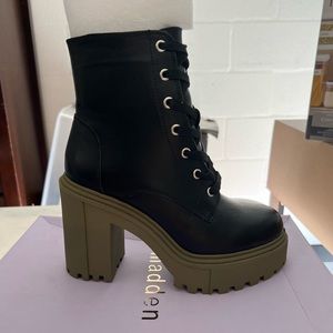 Madden Girl black “Rover” style boots.